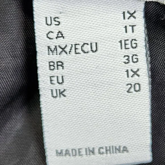 Forever 21+ Black Jacket With Embroidered Peace Sign "Black Is Power" Text Desig - Picture 8 of 12